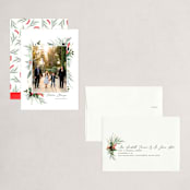 "Nature & Blessings" - Holiday Cards in Crimson by Susan Moyal - Assembled