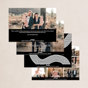 "Personal Note" - Holiday Cards in White by Design Lotus - Back of Card Options