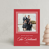 "Merry Love" - Holiday Cards in Ruby by Alston Foster - Front