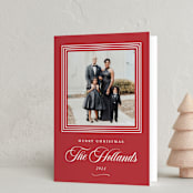 "Merry Love" - Holiday Cards in Ruby by Alston Foster - Folded Card