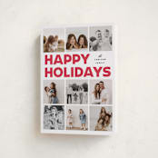 "Memory Squares" - Holiday Cards in Snow by Maria Alou - Folded Card