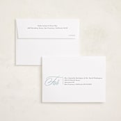 "Quiet Overlap" - Holiday Cards in Celestial by Susan Zinader - FREE Recipient Addressing