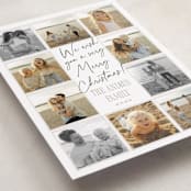 "Christmas Candids" - Holiday Cards in Snow by Robert and Stella - Detail