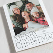 "Classic Formal Holiday" - Holiday Cards in Coal by Jackie Crawford - Detail