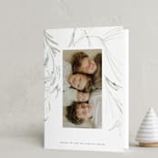"Winter Whites" - Holiday Cards in Snowball by Eve Schultz - Folded Card