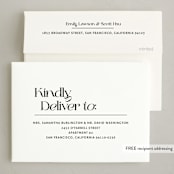 "Radius" - Holiday Cards in Buttercream by Pixel and Hank - FREE Recipient Addressing