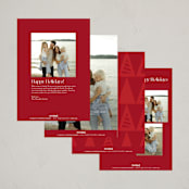 "Red" - Holiday Cards in Holly by Darryl Don Doctor - Back of Card Options