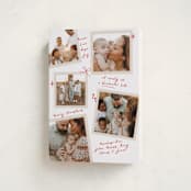 "Personal Note" - Holiday Cards in Poinsettia by Owl and Toad - Folded Card