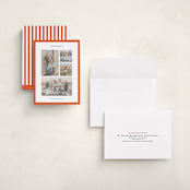 "Classic Collage" - Holiday Cards in Berry by Wendy Chung - Assembled