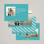 "postable multi" - Holiday Cards in Pebble by Kamala Nahas - Back of Card Options