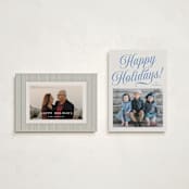 "Durham" - Holiday Cards in Sky by Jackie Crawford - Photo Orientation Options