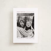 "Candy Cane Lines" - Holiday Cards in Candy Cane by Allison Orszak - Front