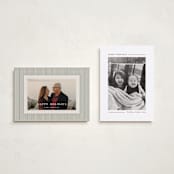 "Candy Cane Lines" - Holiday Cards in Candy Cane by Allison Orszak - Photo Orientation Options