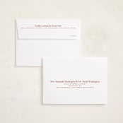 "newsie" - Holiday Cards in Candy Cane by Ellen Schlegelmilch - FREE Recipient Addressing