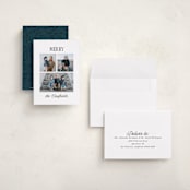 "classic merry triple" - Holiday Cards in Icicle by Kamala Nahas - Assembled