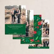 "days be merry and bright" - Holiday Cards in Forest by Laura Hamm - Back of Card Options