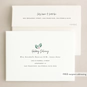 "days be merry and bright" - Holiday Cards in Forest by Laura Hamm - FREE Recipient Addressing