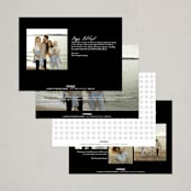 "Very Married Christmas" - Holiday Cards in Snow by Nicoletta Savod - Back of Card Options