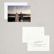 "Very Married Christmas" - Holiday Cards in Snow by Nicoletta Savod - Assembled
