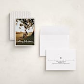 "Noelle" - Holiday Cards in Marshmallow by Pati Cascino - Assembled