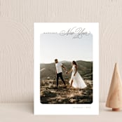 "O Come" - Holiday Cards in Champagne by Brianne Larsen - Front