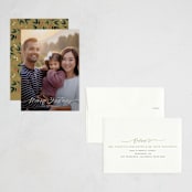 "Faubourg" - Holiday Cards in Pudding by Leia Matt - Assembled