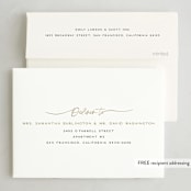 "Faubourg" - Holiday Cards in Pudding by Leia Matt - FREE Recipient Addressing