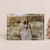 "Framer" - Holiday Cards in Snow by Amy Kross - Front