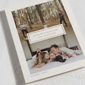 "Merrier by the Minute" - Holiday Cards in Coal by Up Up Creative - Detail
