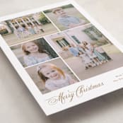"Formal Five" - Holiday Cards in Candlelight by Carolyn MacLaren - Detail