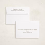 "Formal Five" - Holiday Cards in Candlelight by Carolyn MacLaren - FREE Recipient Addressing