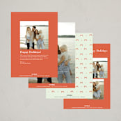 "Multi Stamp Photo" - Holiday Cards in Mint by Hannah Williams - Back of Card Options