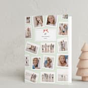 "Multi Stamp Photo" - Holiday Cards in Mint by Hannah Williams - Folded Card