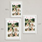 "classic multi frame" - Holiday Cards in Pine by Kanika Mathur - Formats Available