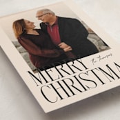 "Merry Stack" - Holiday Cards in Eggnog by Ekko Studio - Detail