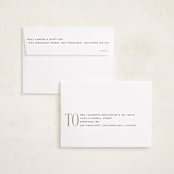 "Merry Stack" - Holiday Cards in Eggnog by Ekko Studio - FREE Recipient Addressing