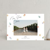 "Confetti Cheers" - Holiday Cards in Confetti by Pixel and Hank - Front
