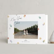 "Confetti Cheers" - Holiday Cards in Confetti by Pixel and Hank - Folded Card