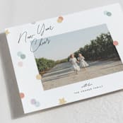 "Confetti Cheers" - Holiday Cards in Confetti by Pixel and Hank - Detail