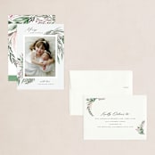 "Classic Greenery" - Holiday Cards in Forest by Nicoletta Savod - Assembled