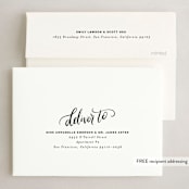 "All is Bright" - Holiday Cards in Frost by Pink House Press - FREE Recipient Addressing