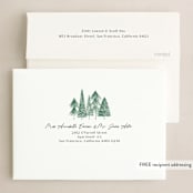 "Filled with joy" - Holiday Cards in Coal by Kelly Williams - FREE Recipient Addressing