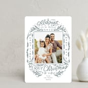 "Many Times Many Ways" - Holiday Cards in Slate by Alethea and Ruth - Front