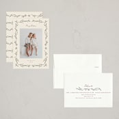 "Leafy Border" - Holiday Cards in Vanilla by Emily Sabol Goss - Assembled