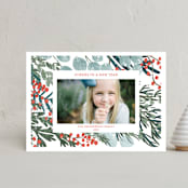 "Vintage Winterberry" - Holiday Cards in Gumdrop by Angel Walker - Front