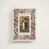 "Abundance" - Holiday Cards in Putty by Meagan Christensen - Front