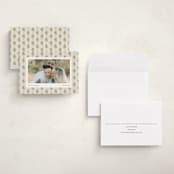 "Block Print Holiday" - Holiday Cards in Evergreen Berry by Chelsea Petaja - Assembled