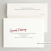"Fun Times" - Holiday Cards in Snowfall by Rebecca Rueth - FREE Recipient Addressing