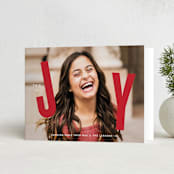 "THIS" - Holiday Cards in Ruby by Lauren Chism - Folded Card