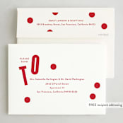 "THIS" - Holiday Cards in Ruby by Lauren Chism - FREE Recipient Addressing